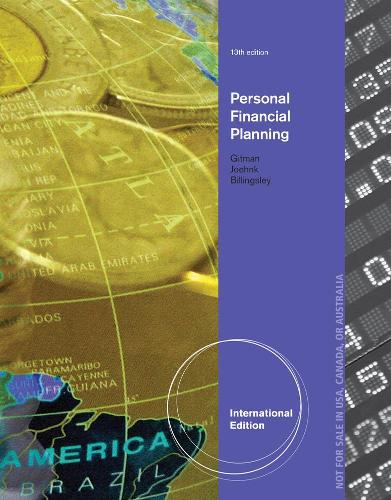 Бумажная книга «Personal Financial Planning, International Edition», авторов Лоуренс Гитман, Майкл Джонк, Рэнди Биллингсли - фото №1