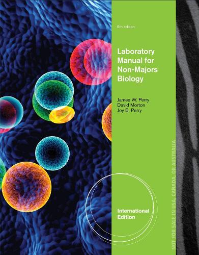 Бумажная книга «Laboratory Manual for Non-Majors Biology, International Edition», авторов Дэвид Мортон, Джеймс Перри, Джой Б. Перри - фото №1