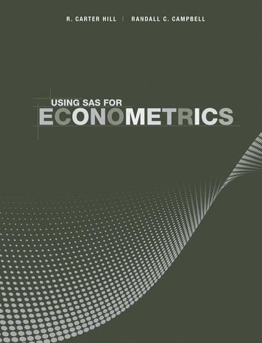 Паперова книга «Using SAS for Econometrics», авторів Р. Картер Хілл, Рендалл К. Кемпбелл - фото №1