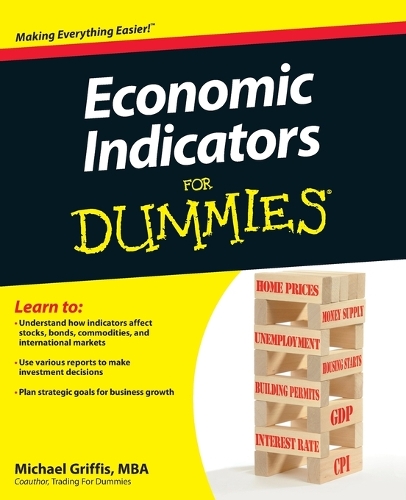 Паперова книга «Economic Indicators For Dummies», автор Майкл Гріффіс - фото №1