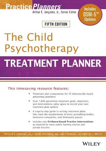 Бумажная книга «The Child Psychotherapy Treatment Planner: Includes DSM-5 Updates», авторов Гастон Леру, Л. Марк Петерсон, Тимоти Дж. Брюс, Уильям П. Макиннис - фото №1