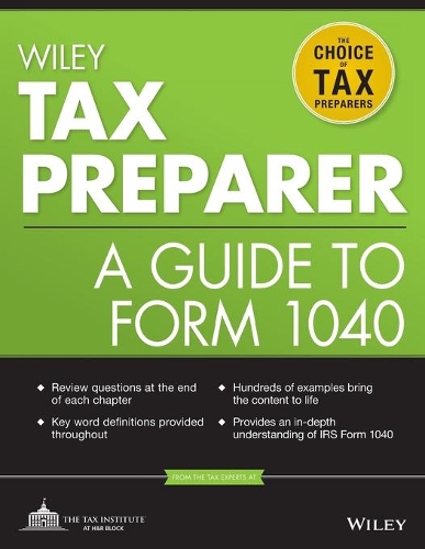 Паперова книга «Wiley Tax Preparer: A Guide to Form 1040», автор Податковий інститут при H&R Block - фото №1