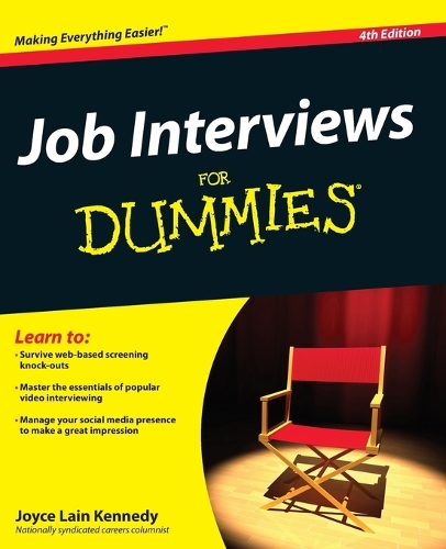 Паперова книга «Job Interviews For Dummies», автор Джойс Лейн Кеннеді - фото №1