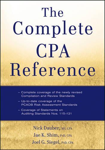 Паперова книга «The Complete CPA Reference», авторів Чже К. Шим, Джоел Г. Сігел, Нік А. Даубер - фото №1