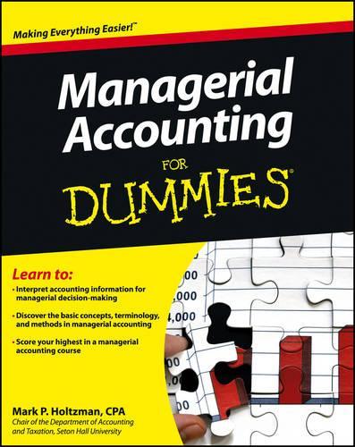 [object Object] «Managerial Accounting For Dummies», автор Марк П. Хольцман - фото №1