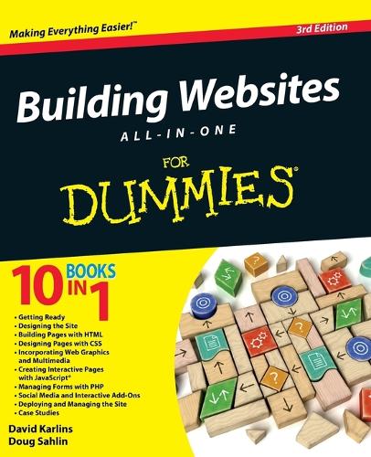 [object Object] «Building Websites All-in-One For Dummies», авторів Девід Карлінс, Даг Салін - фото №1