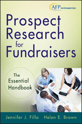 Бумажная книга «Prospect Research for Fundraisers: The Essential Handbook», авторов Хелен Э. Браун, Дженнифер Дж. Филла - фото №1