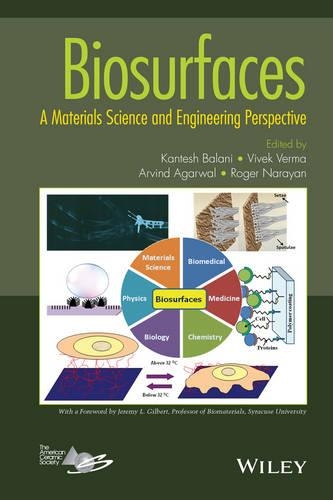 Паперова книга «Biosurfaces: A Materials Science and Engineering Perspective», авторів Арвінд Агарвал, Кантеш Балані, Роджер Нараян, Вівек Верма - фото №1