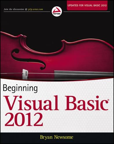 Паперова книга «Beginning Visual Basic 2012», автор Брайан Ньюсом - фото №1