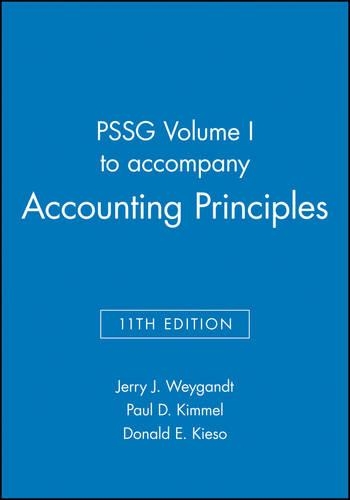 Паперова книга «PSSG Volume I to accompany Accounting Principles, 11th Edition», авторів Дональд Е. Кієсо, Джеррі Дж. Вейгандт, Пол Д. Кіммел - фото №1