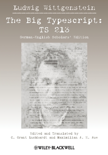 Бумажная книга «The Big Typescript: TS 213», автор Людвиг Витгенштейн - фото №1