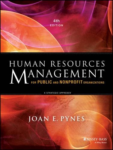 Паперова книга «Human Resources Management for Public and Nonprofit Organizations: A Strategic Approach», автор Джоан Е. Пайнс - фото №1