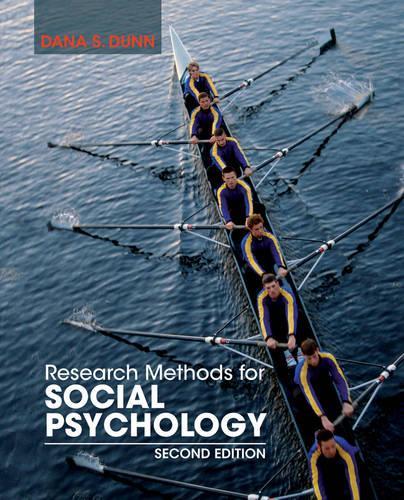 Бумажная книга «Research Methods for Social Psychology», автор Дана С. Данн - фото №1