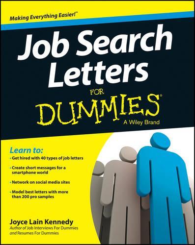 Бумажная книга «Job Search Letters For Dummies», автор Джойс Лэйн Кеннеди - фото №1