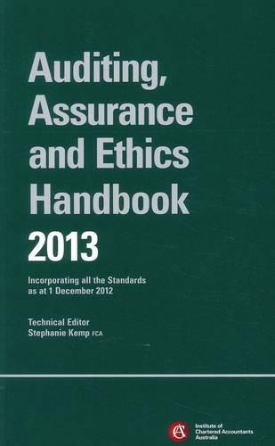 Паперова книга «Chartered Accountants Auditing and Assurance Handbook 2013», автор ICAA - фото №1