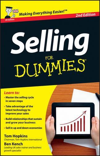 Бумажная книга «Selling For Dummies (UK)», автор Бен Кенч - фото №1