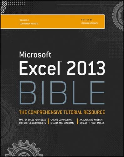 Бумажная книга «Excel 2013 Bible», автор Джон Валькенбах - фото №1