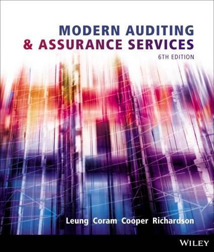 Паперова книга «Modern Auditing and Assurance Services», авторів Баррі Купер, Пол Корам, Філомена Люн - фото №1