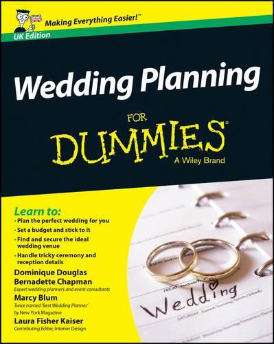 Паперова книга «Wedding Planning For Dummies», авторів Бернадетт Чепмен, Домінік Дуглас - фото №1
