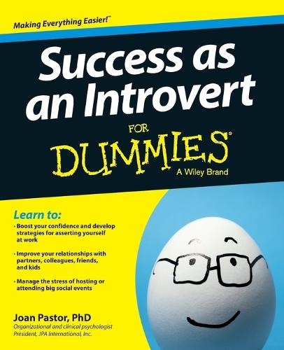 Паперова книга «Success as an Introvert For Dummies», автор Джоан Пастор - фото №1
