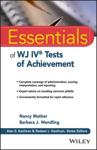 [object Object] «Essentials of WJ IV Tests of Achievement», авторов Барбара Дж. Вендлинг, Нэнси Мазер - фото №1