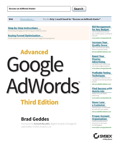 Бумажная книга «Advanced Google AdWords», автор Брэд Геддес - фото №1