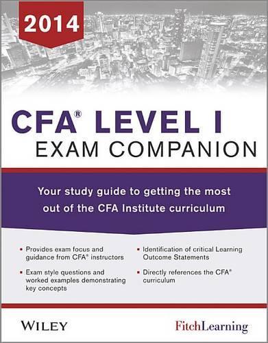 Паперова книга «CFA level I Exam Companion: The Fitch Learning / Wiley Study Guide to Getting the Most Out of the CFA Institute Curriculum», автор Fitch Learning - фото №1