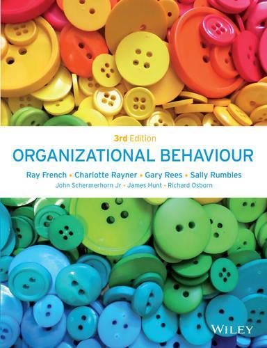 Паперова книга «Organizational Behaviour», авторів Шарлотта Рейнер, Гері Різ, Джон Р. Шермерхорн, Рей Френч, Річард Н. Осборн, Саллі Рамблс - фото №1