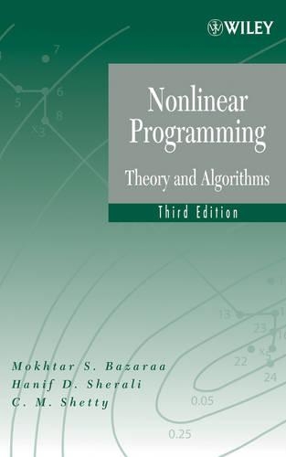 Паперова книга «Nonlinear Programming: Theory and Algorithms (Set)», авторів К. М. Шетті, Ханіф Д. Шералі, Мохтар С. Базараа - фото №1