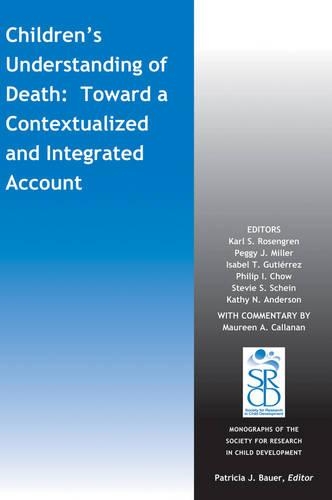 Бумажная книга «Children's Understanding of Death: Toward a Contextualized and Integrated Account», авторов Изабель Т. Гутьеррес, Карл С. Розенгрен, Кэти Н. Андерсон, Пегги Дж. Миллер, Филип И. Чоу, Стиви С. Шейн - фото №1