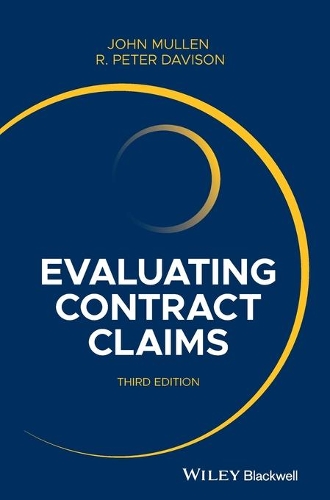 Бумажная книга «Evaluating Contract Claims», авторов Джон Маллен, Питер Дэвисон - фото №1