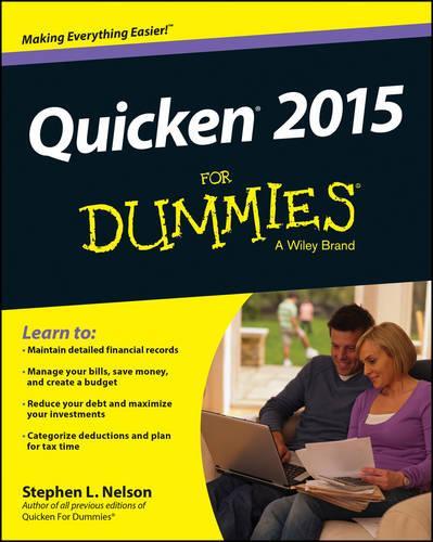 Бумажная книга «Quicken 2015 For Dummies», автор Стивен Л. Нельсон - фото №1