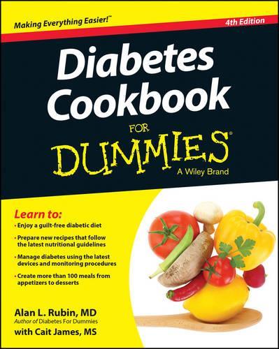 Паперова книга «Diabetes Cookbook For Dummies», автор Алан Л. Рубін - фото №1