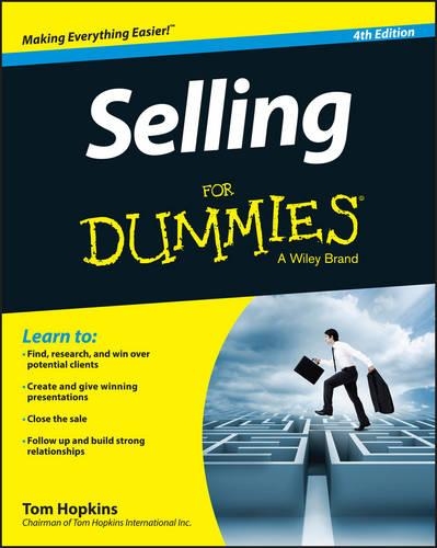 Паперова книга «Selling For Dummies», автор Том Хопкінс - фото №1