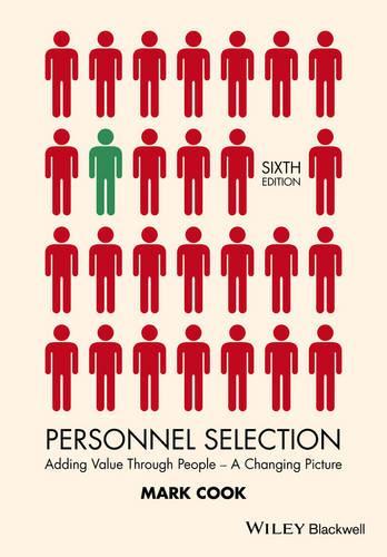 Бумажная книга «Personnel Selection: Adding Value Through People - A Changing Picture», автор Марк Кук - фото №1
