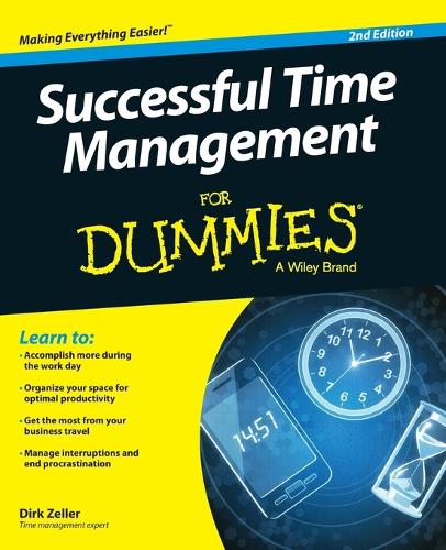 Паперова книга «Successful Time Management For Dummies», автор Дірк Целлер - фото №1