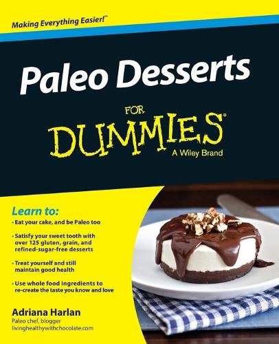 Паперова книга «Paleo Desserts For Dummies», автор Адріана Харлан - фото №1