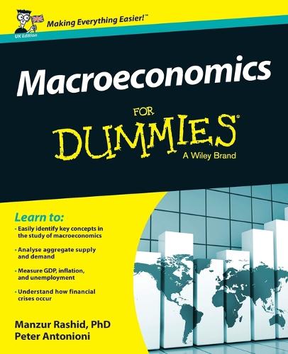 Паперова книга «Macroeconomics For Dummies - UK», авторів Манзур Рашид, Пітер Антоніоні - фото №1
