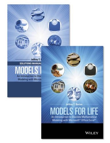 Паперова книга «Models for Life: An Introduction to Discrete Mathematical Modeling with Microsoft Office Excel Set», автор Джеффрі Т. Бартон - фото №1