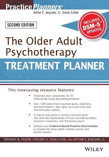 Бумажная книга «The Older Adult Psychotherapy Treatment Planner, with DSM-5 Updates, 2nd Edition», автор Гастон Леру - фото №1