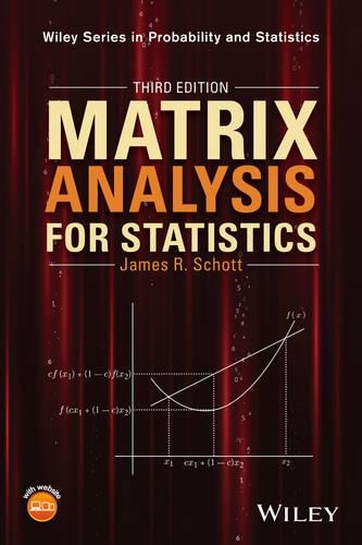 [object Object] «Matrix Analysis for Statistics», автор Джеймс Р. Шотт - фото №1