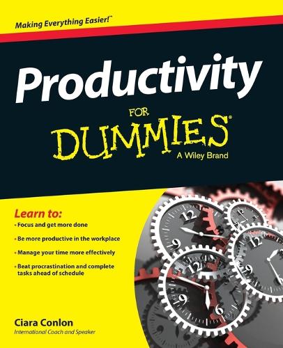 Паперова книга «Productivity For Dummies», автор Кіара Конлон - фото №1
