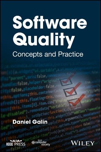 Паперова книга «Software Quality: Concepts and Practice», автор Даніель Галін - фото №1