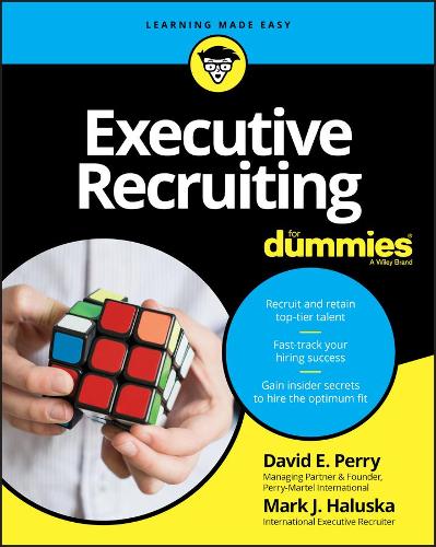 Паперова книга «Executive Recruiting For Dummies», авторів Девід Е. Перрі, Марк Дж. Галушка - фото №1