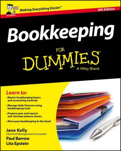 Паперова книга «Bookkeeping For Dummies», авторів Джейн Е. Келлі, Літа Епштейн - фото №1