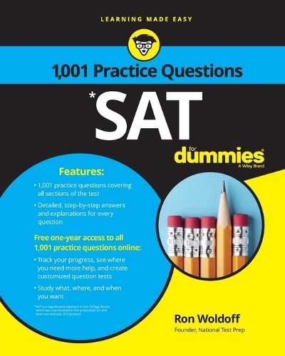 Паперова книга «SAT: 1,001 Practice Questions For Dummies», автор Рон Волдофф - фото №1