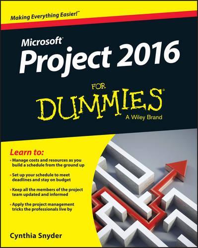 [object Object] «Project 2016 For Dummies», автор Синтія Снайдер Діонісіо - фото №1