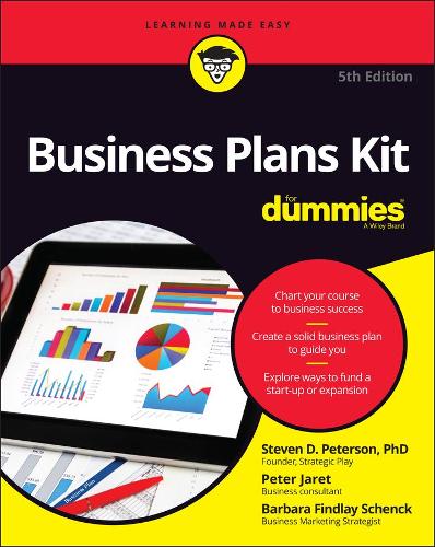 Бумажная книга «Business Plans Kit For Dummies», авторов Барбара Финдли Шенк, Питер Э. Джарет, Стивен Д. Петерсон - фото №1
