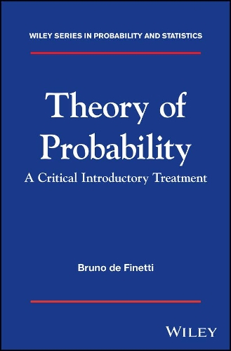 [object Object] «Theory of Probability: A Critical Introductory Treatment», автор Бруно де Финетти - фото №1