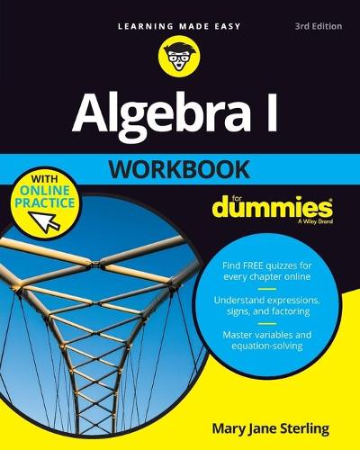 Бумажная книга «Algebra I Workbook For Dummies», автор Мэри Джейн Стерлинг - фото №1